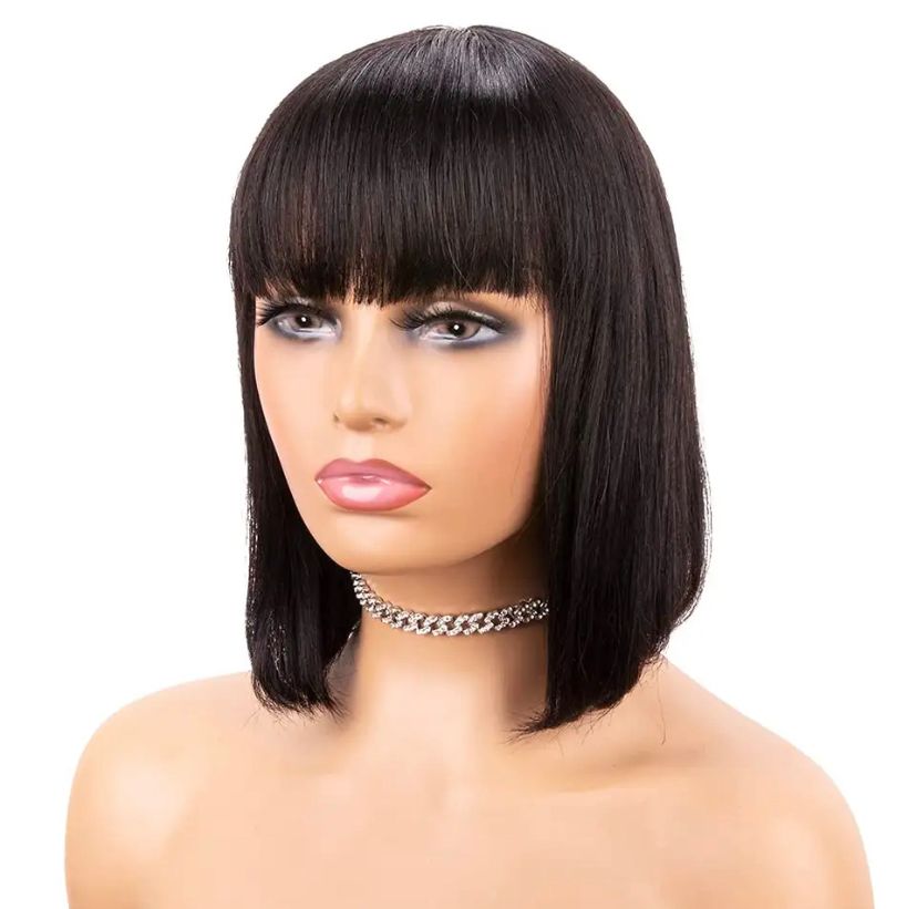 Bob Wig with Bangs