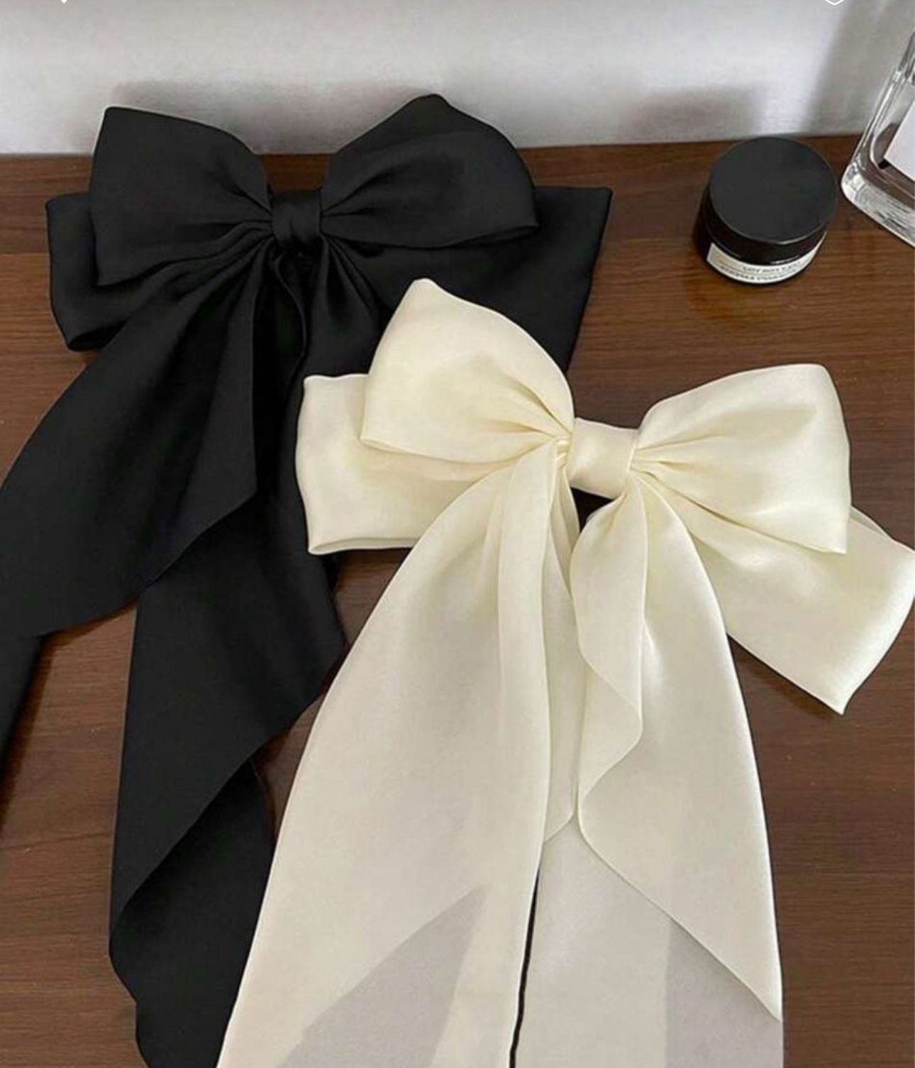 Elegant Satin Bow Hair Clip